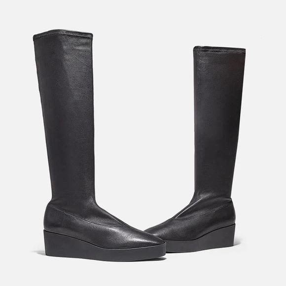 Robert Clergerie Shoes - Clergerie Paris Loane Black Tall Boot 8 38